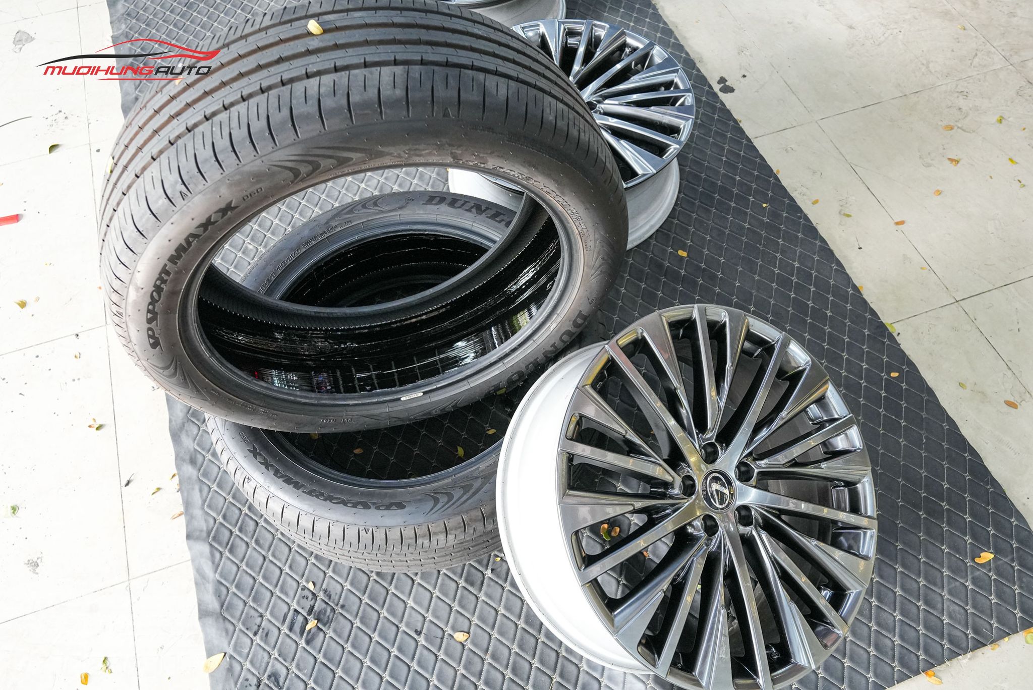 Lốp sau khi tráng hoàn tất