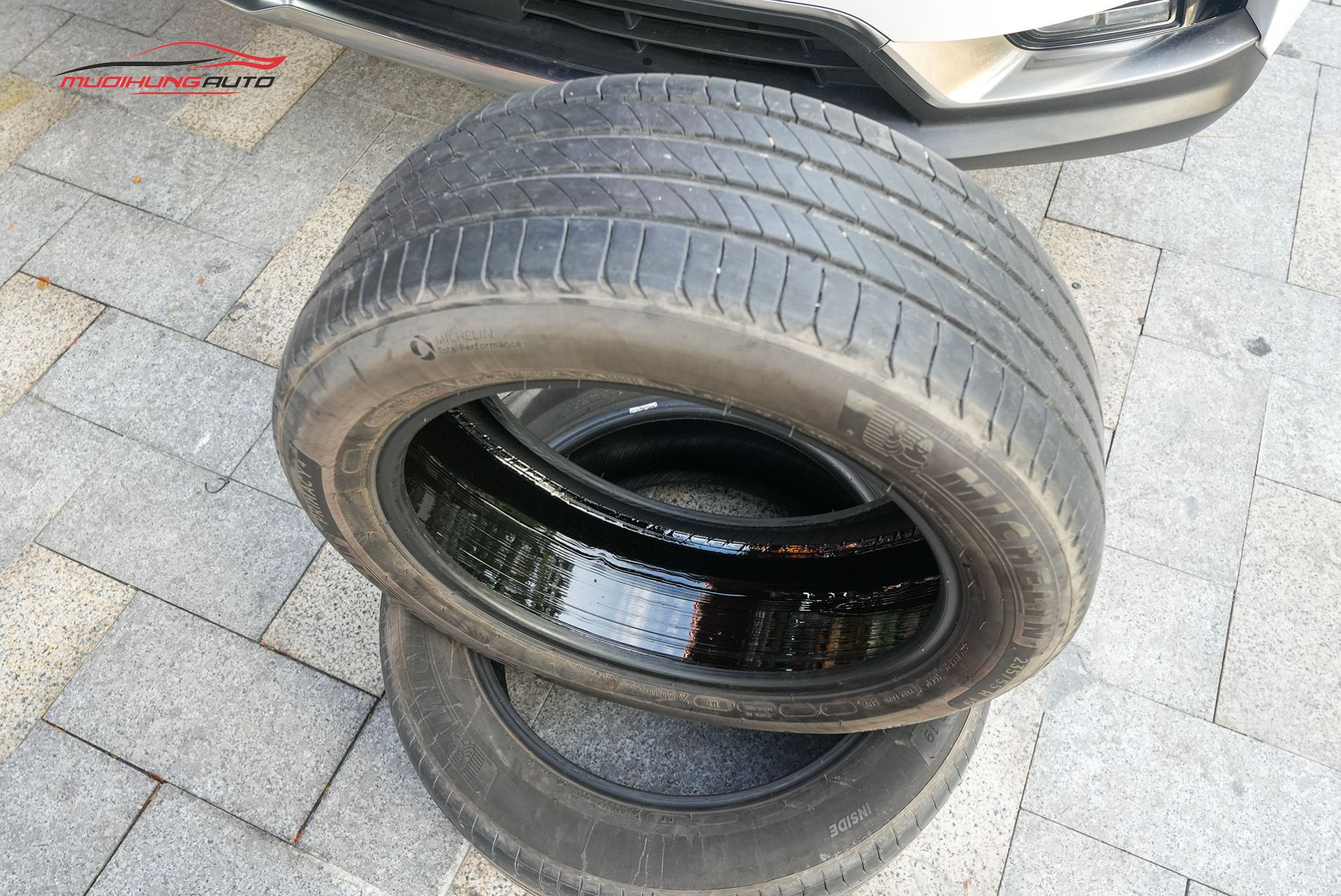 Lốp sau khi tráng hoàn tất