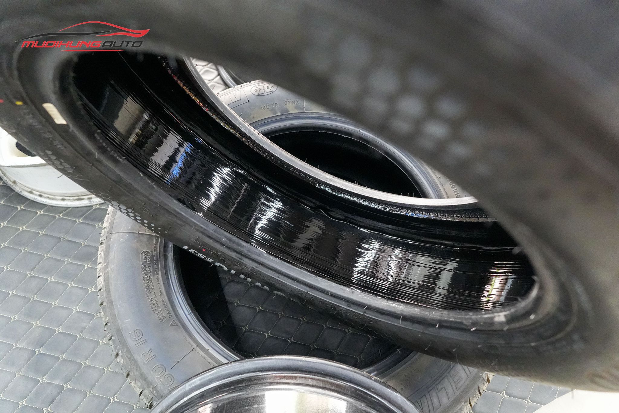 Lốp sau khi tráng hoàn tất