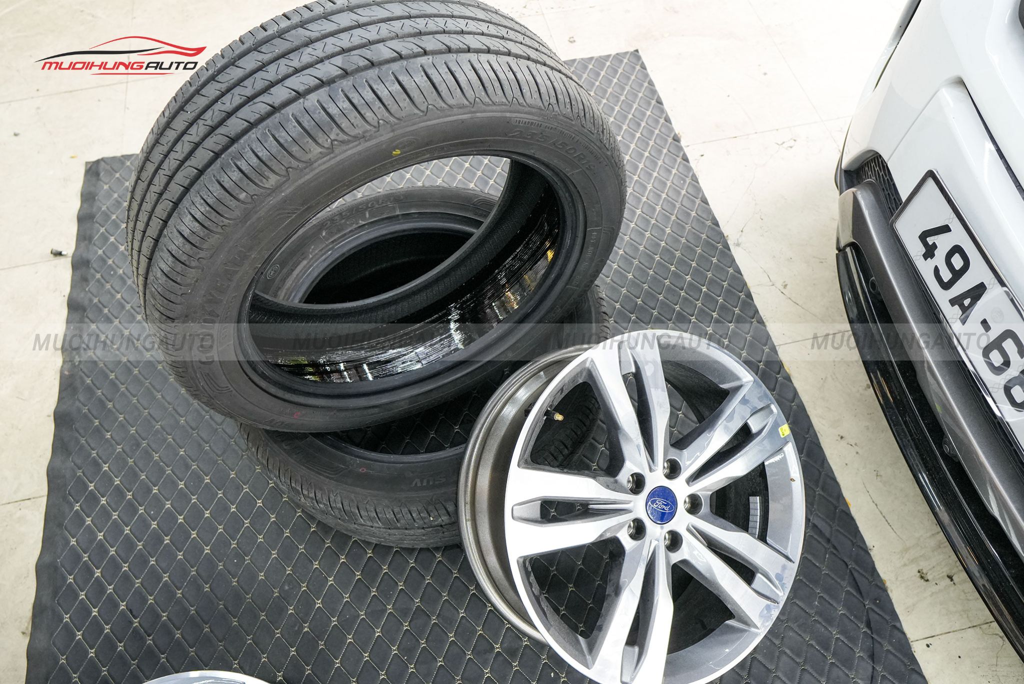 Lốp sau khi tráng hoàn tất