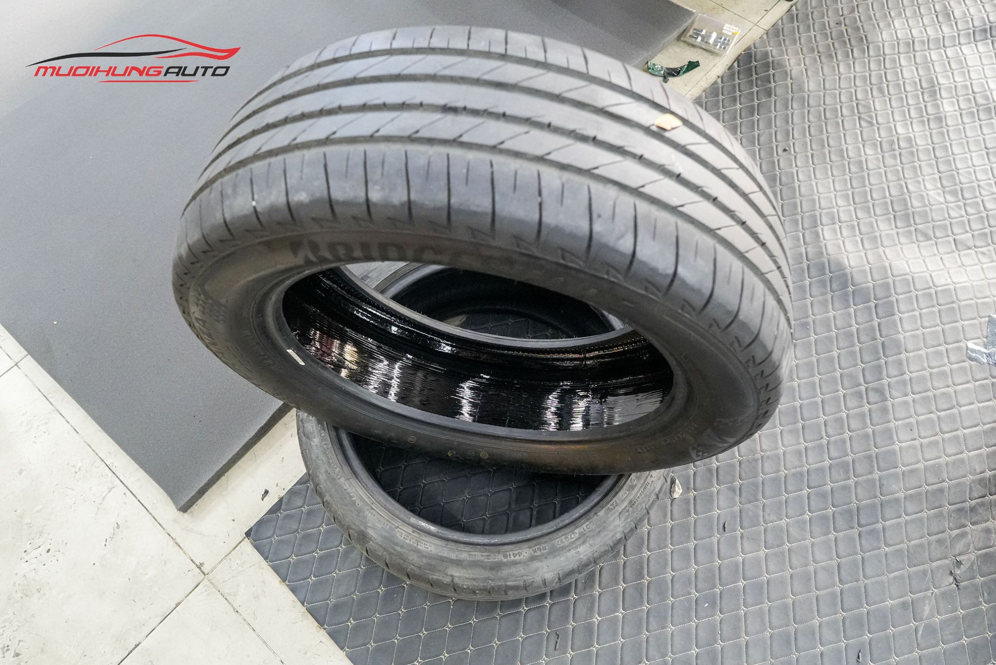 Lốp sau khi tráng hoàn tất