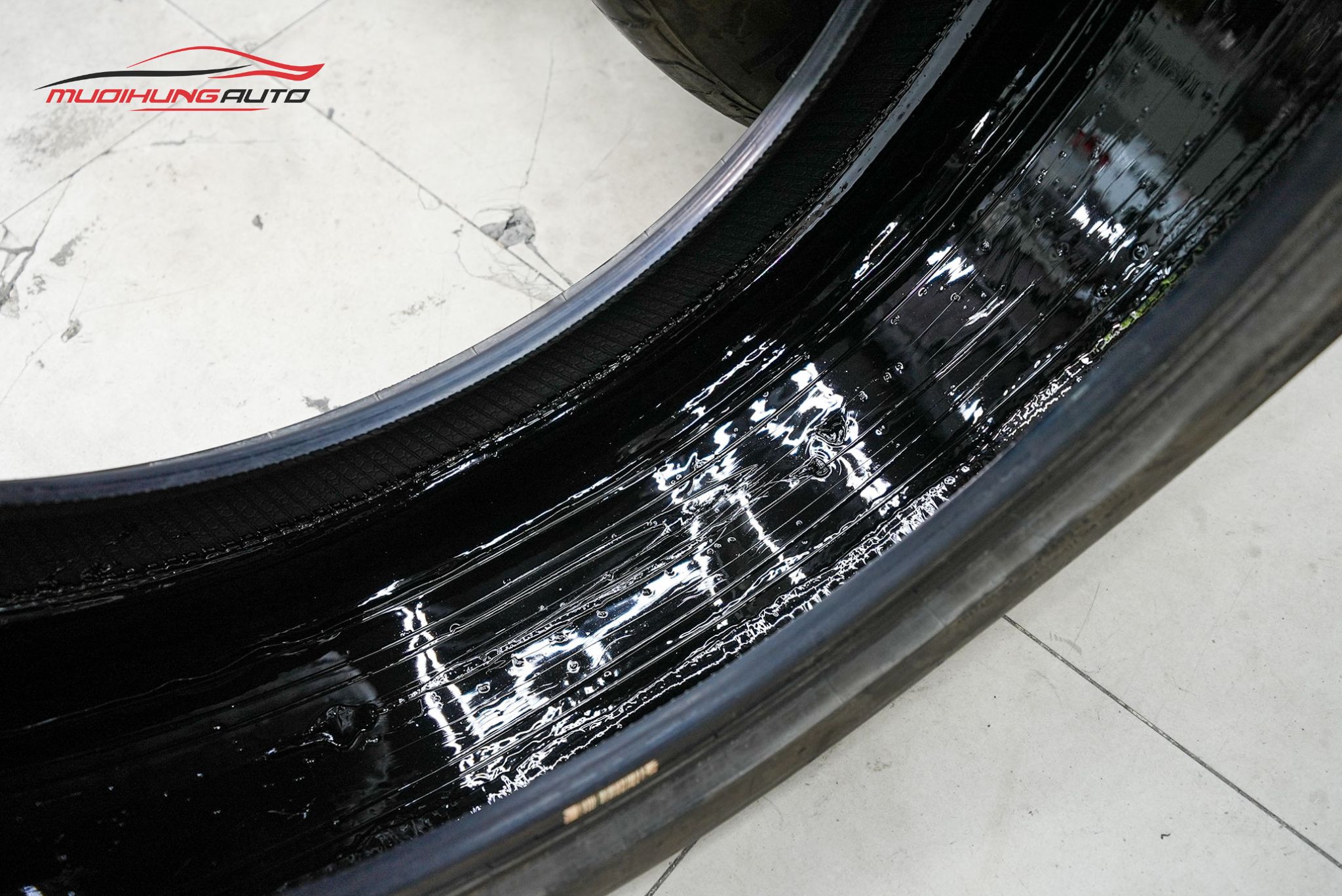 Lốp sau khi tráng hoàn tất