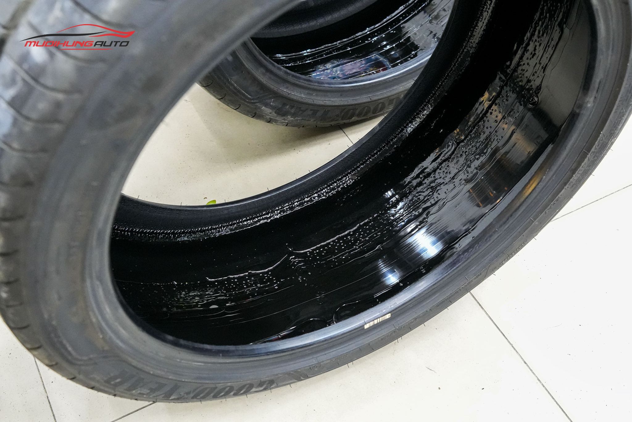 Lốp sau khi tráng hoàn tất