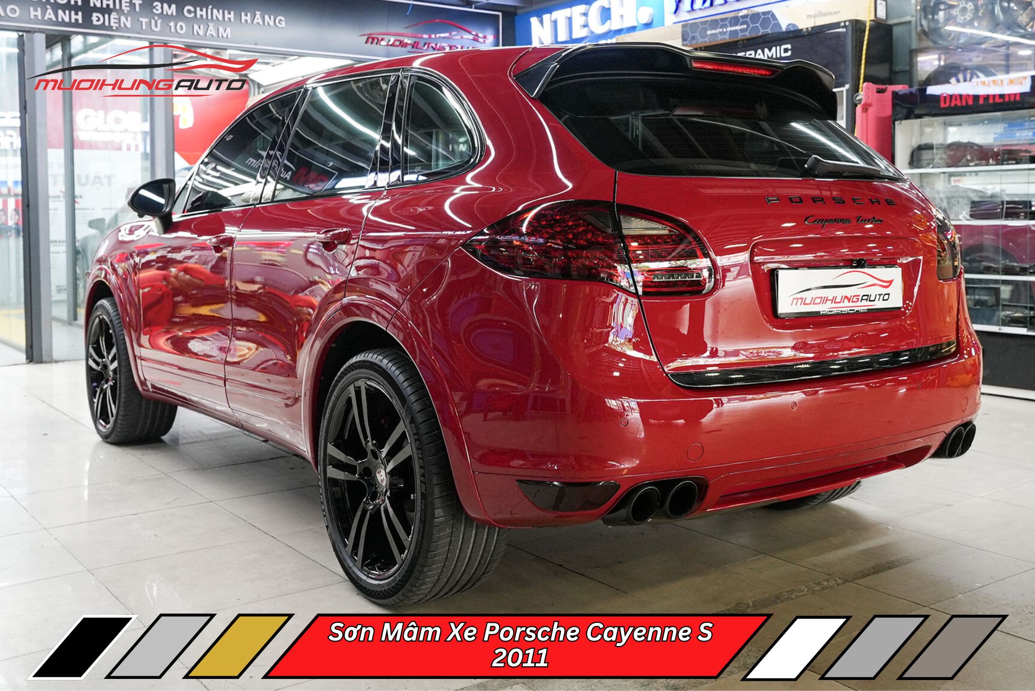 Sơn Mâm Xe Porsche Cayenne S 2011
