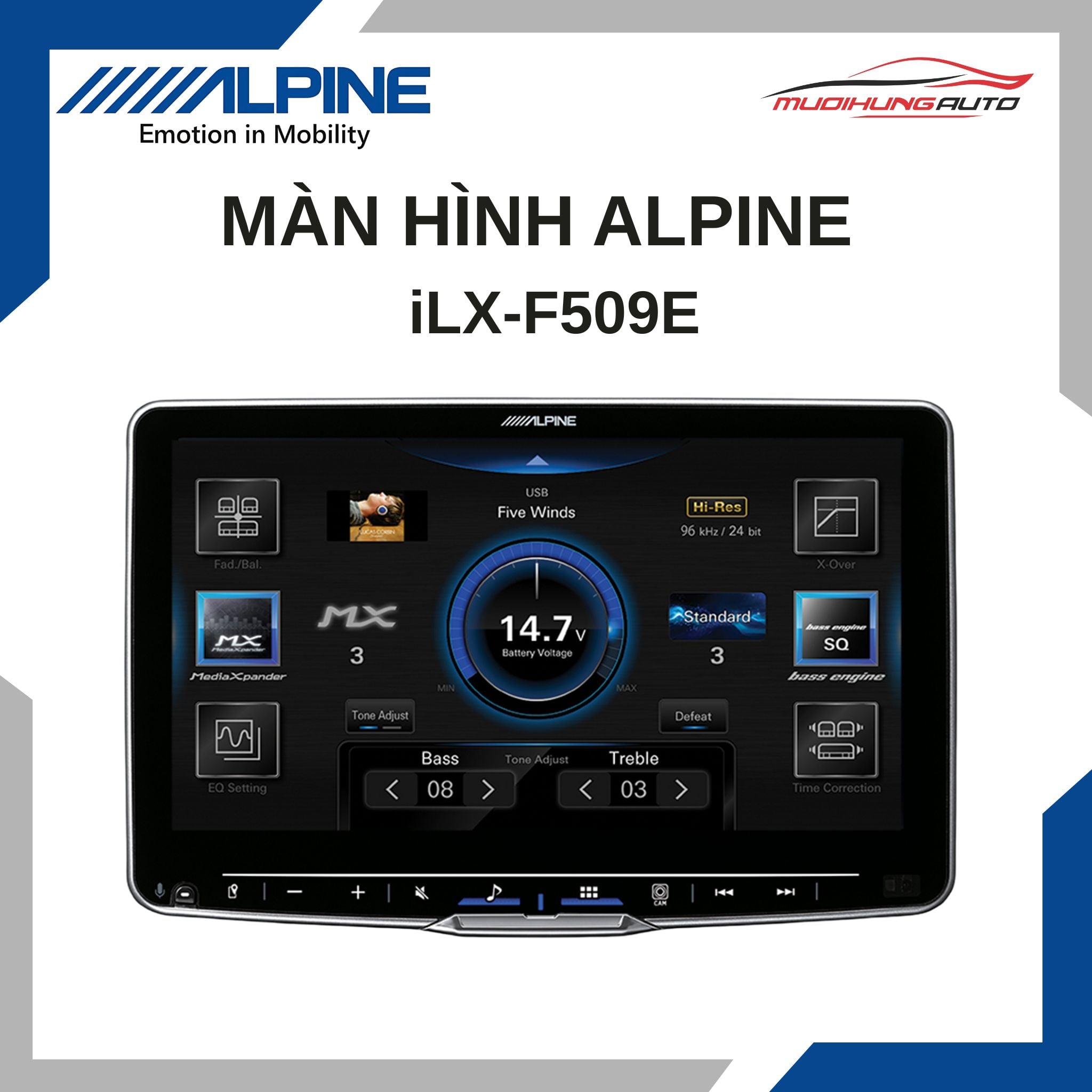 Màn hình Alpine iLX-F509E