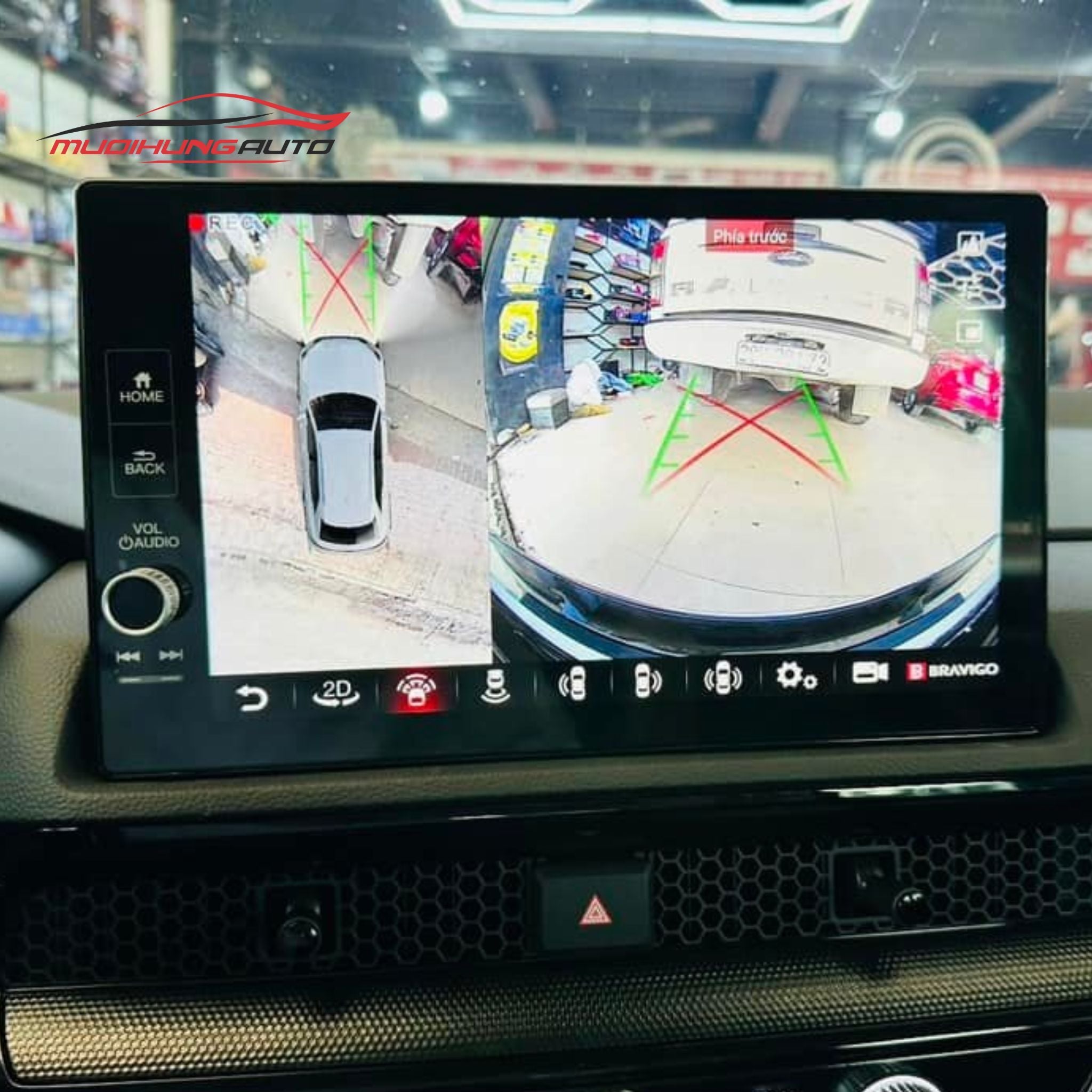 Màn hình android Blux CRV 2024 360