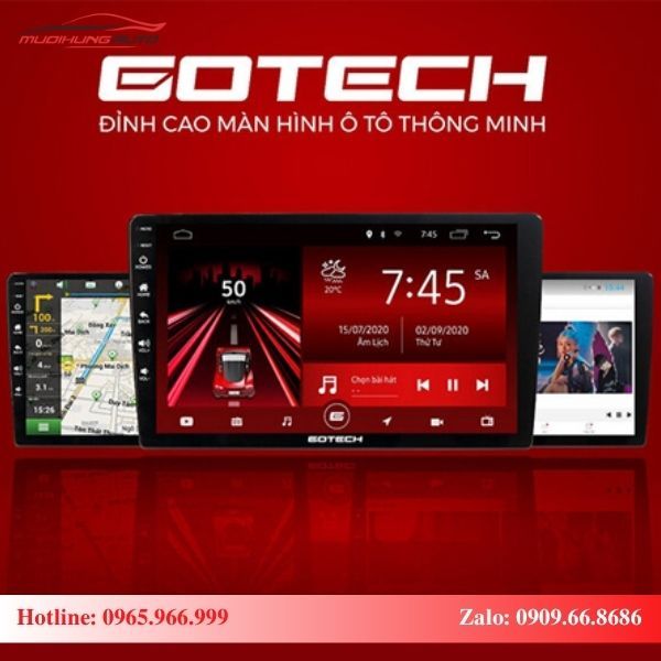 Đại Lý Phân Phối Và Lắp Đặt Màn Hình Android Gotech Chính Hãng