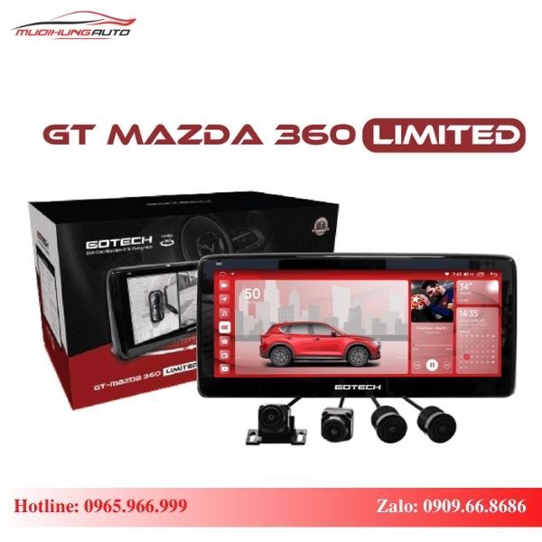 Màn hình Android Gotech GT Mazda 360 Limited