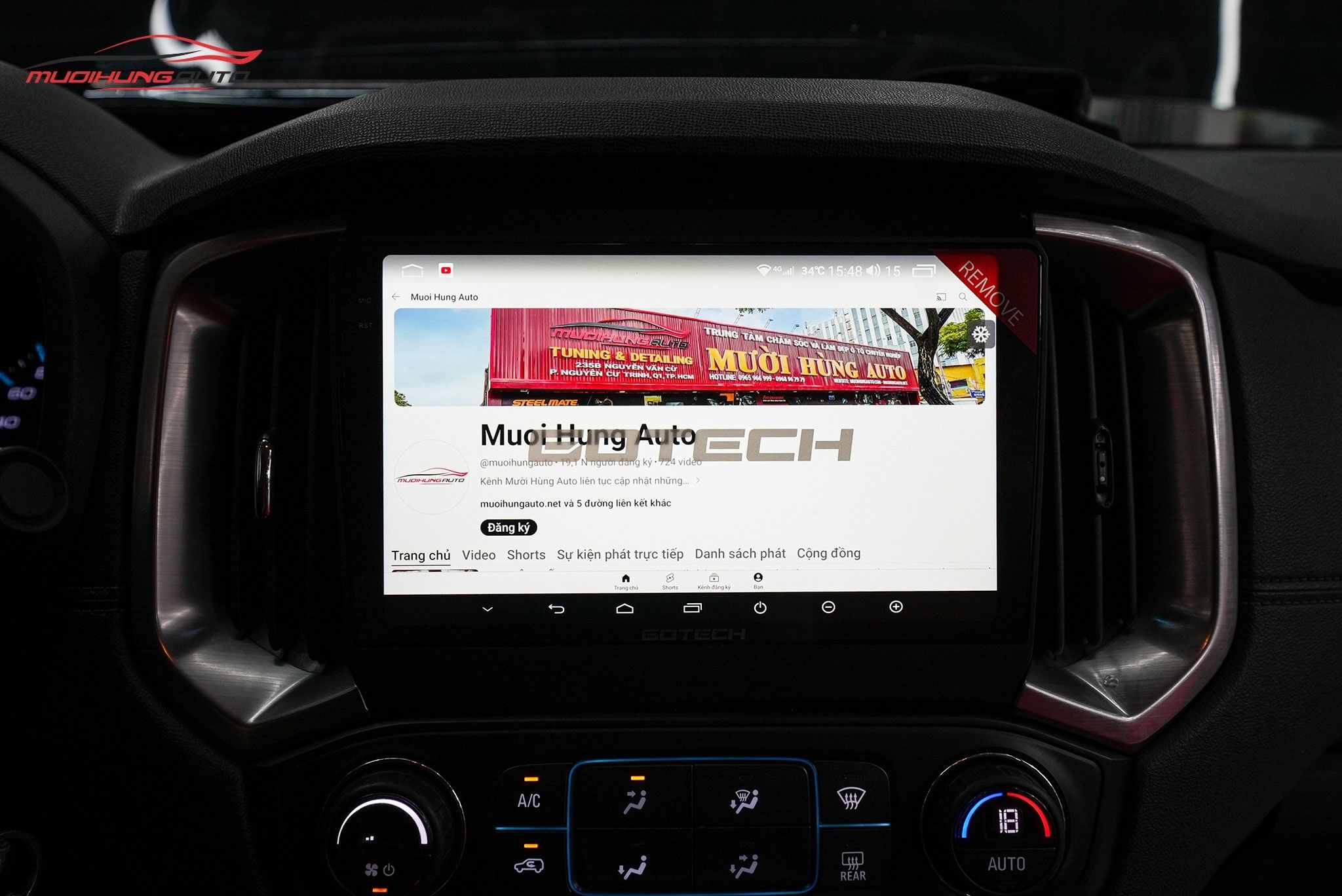 Lắp Màn Hình Gotech GT2K Cho Xe Ô Tô Chevrolet Colorado 2019