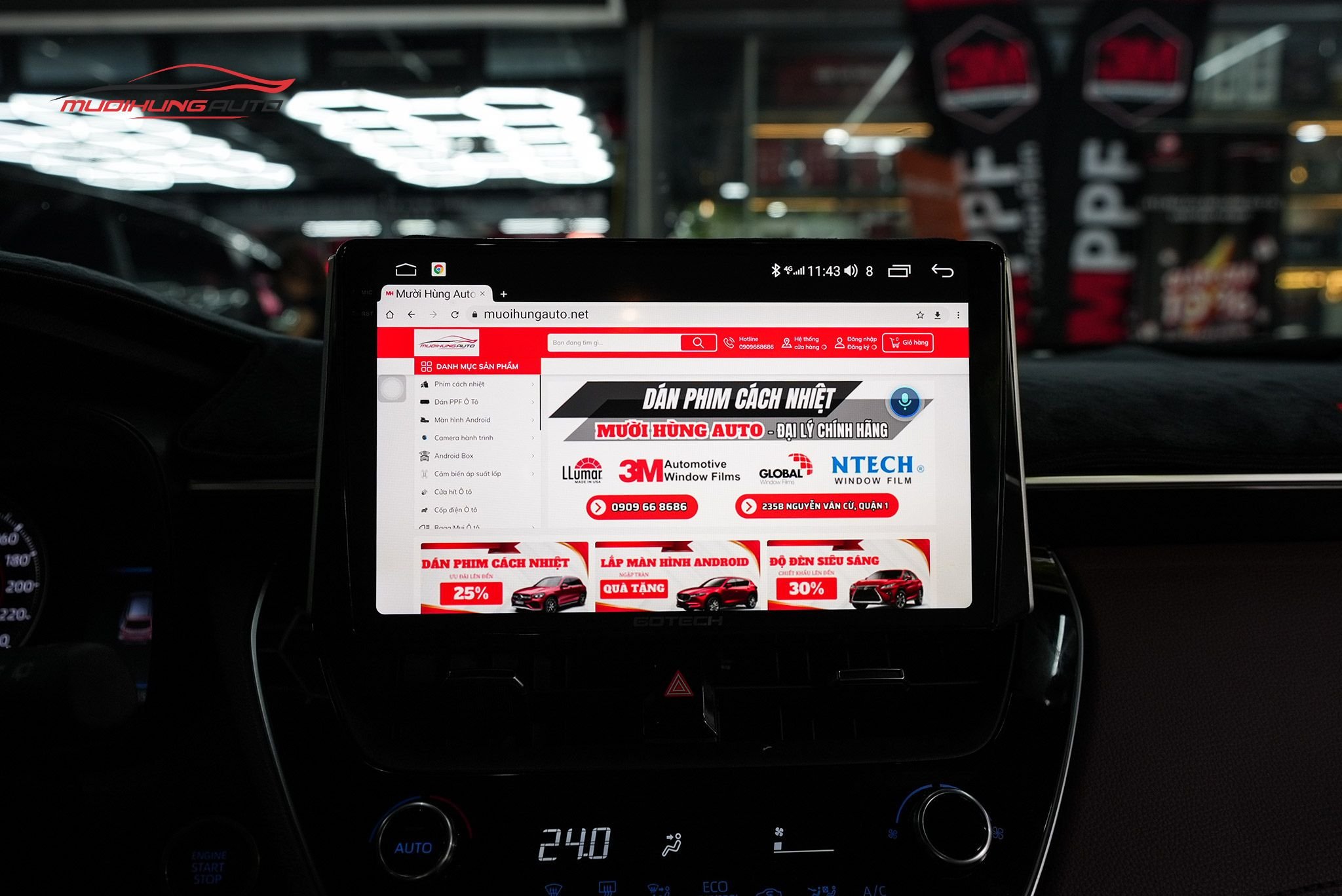 Lắp Màn Hình Gotech GT2K Cho Xe Ô Tô Toyota Corolla Cross 2022