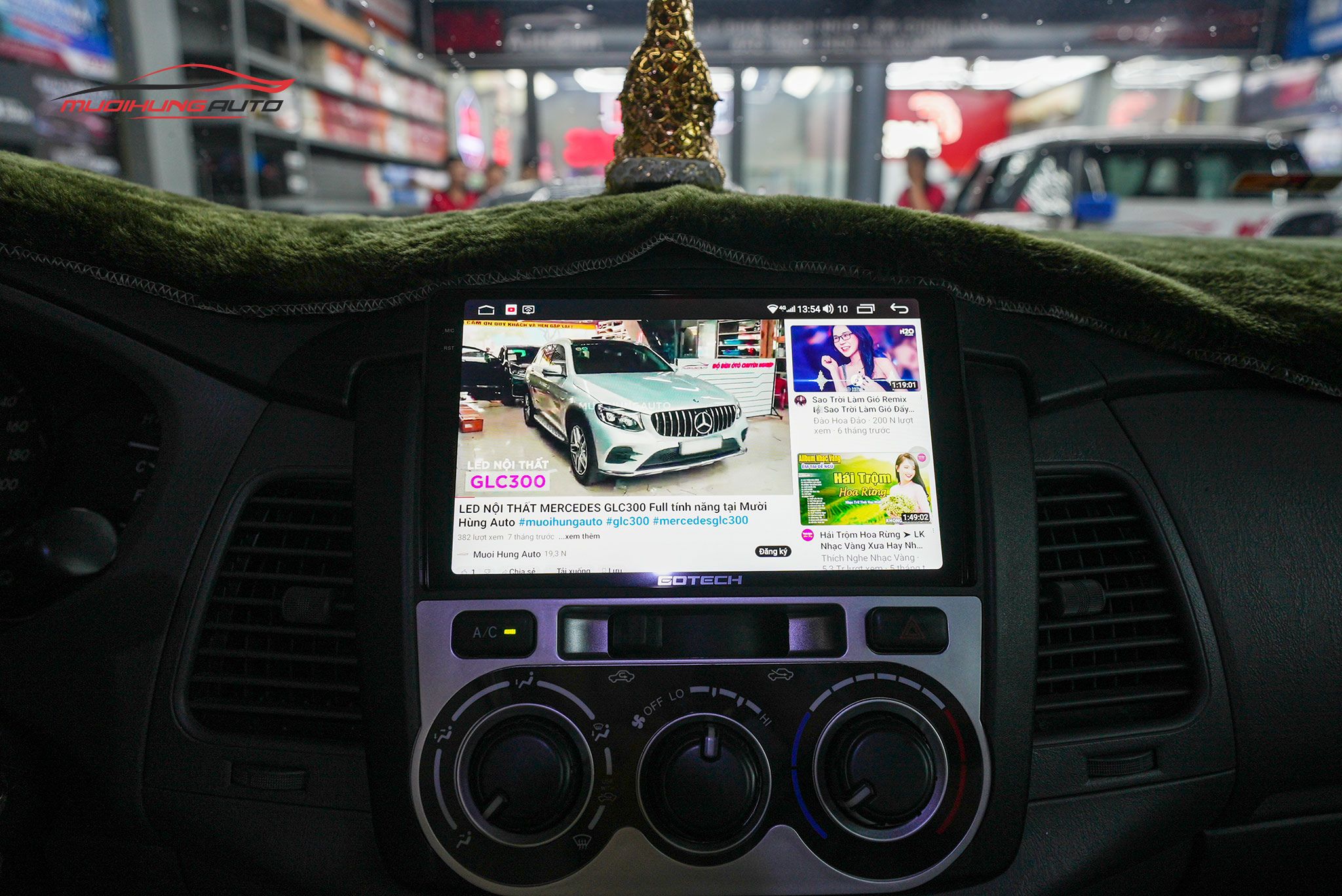 Lắp Màn Hình Gotech GT2K Cho Xe Ô Tô Toyota Innova 2012