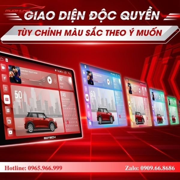 Đại Lý Phân Phối Và Lắp Đặt Màn Hình Android Gotech Chính Hãng