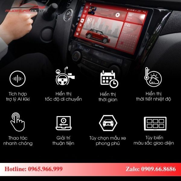 Đại Lý Phân Phối Và Lắp Đặt Màn Hình Android Gotech Chính Hãng