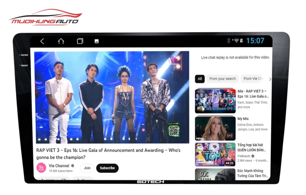 Màn hình android GT2K Pro 360