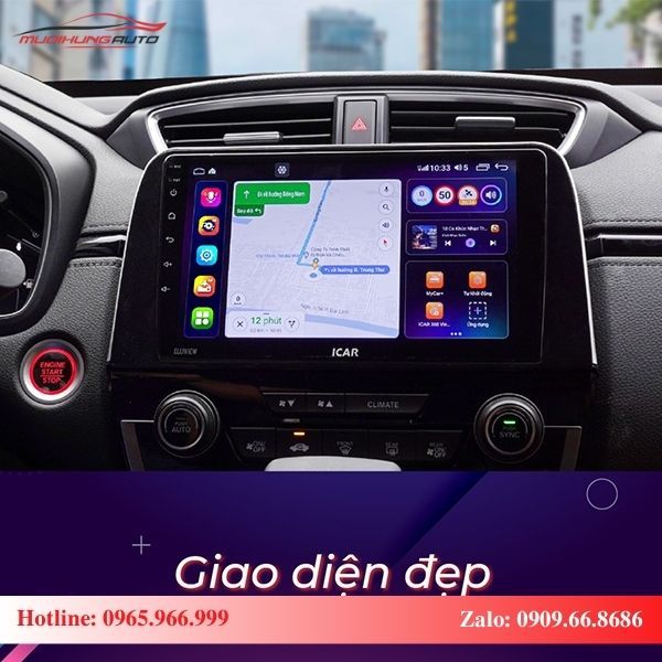 Màn hình Android ICAR Elliview Premium giao diện Elligo Smart