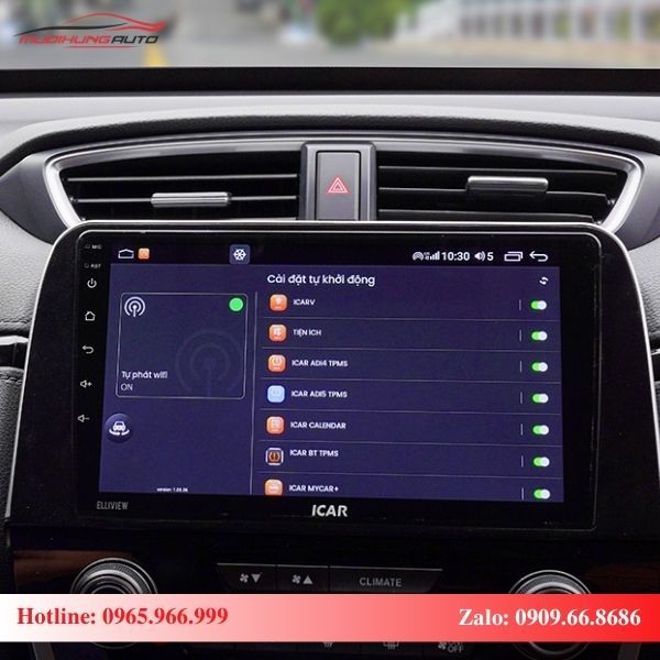 Màn hình Android ICAR Elliview U5 Basic cho hiệu suất mạnh mẽ
