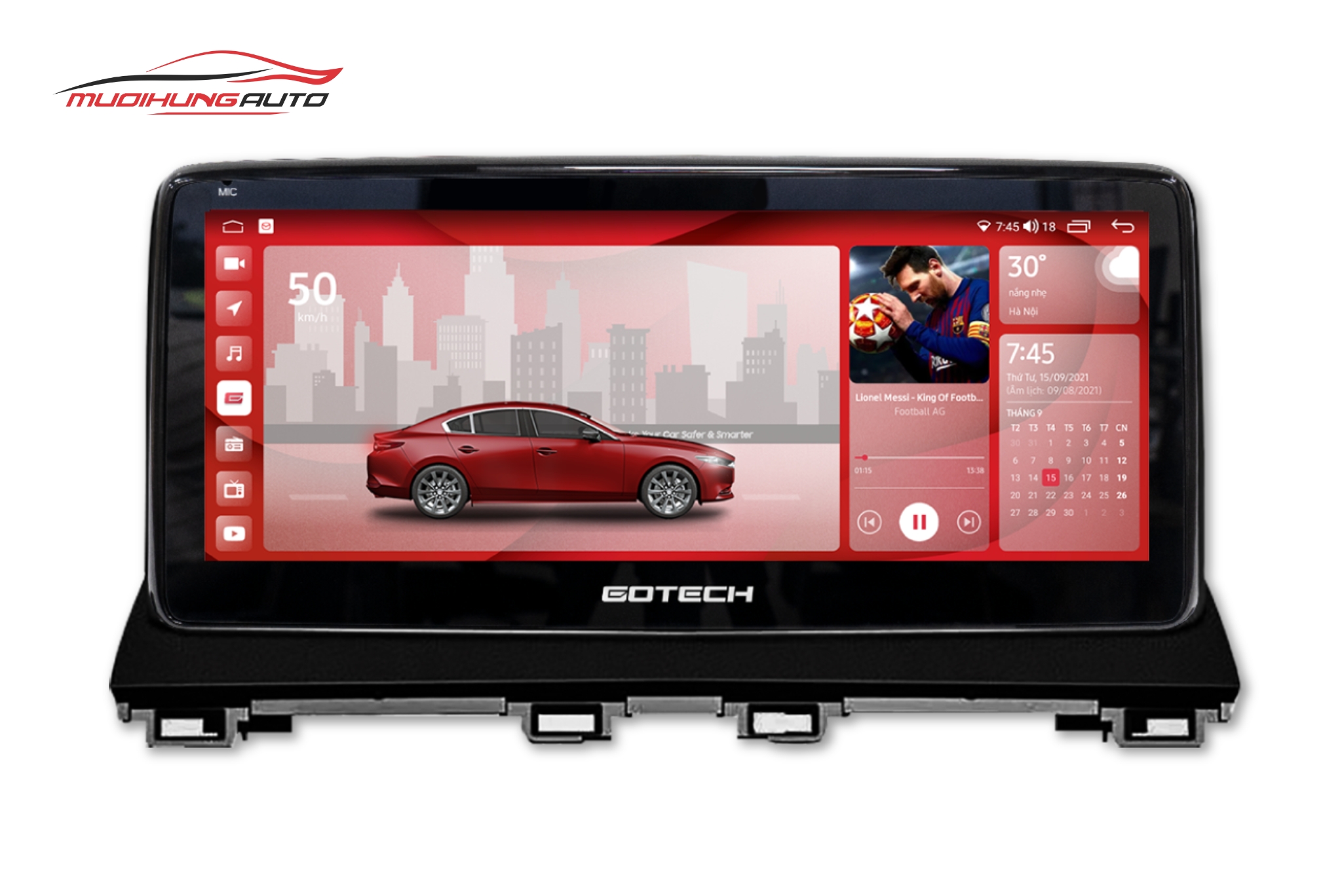 màn hình android mazda 3 2018