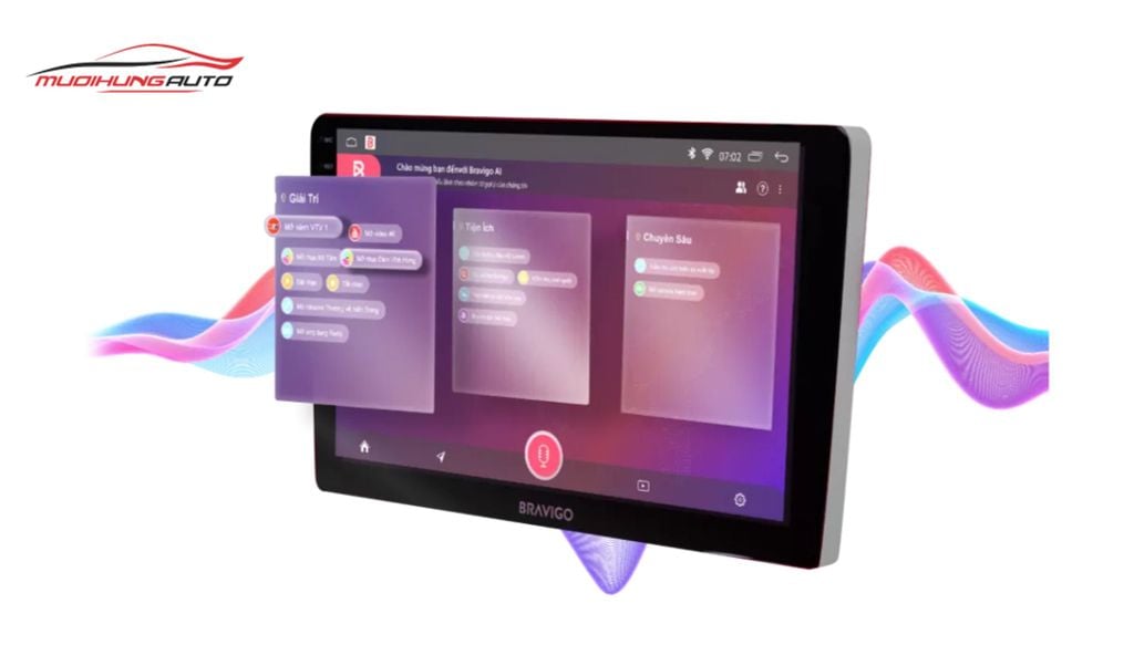 Màn hình Android ô tô Bravigo 360 Ultimate New