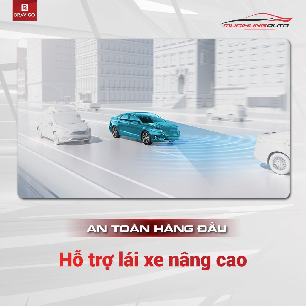 Màn hình android ô tô Bravigo Blux 2K