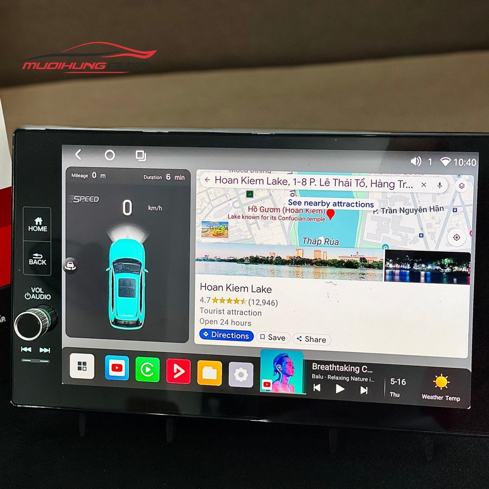 Màn hình android ô tô Bravigo BLUX CRV 2024