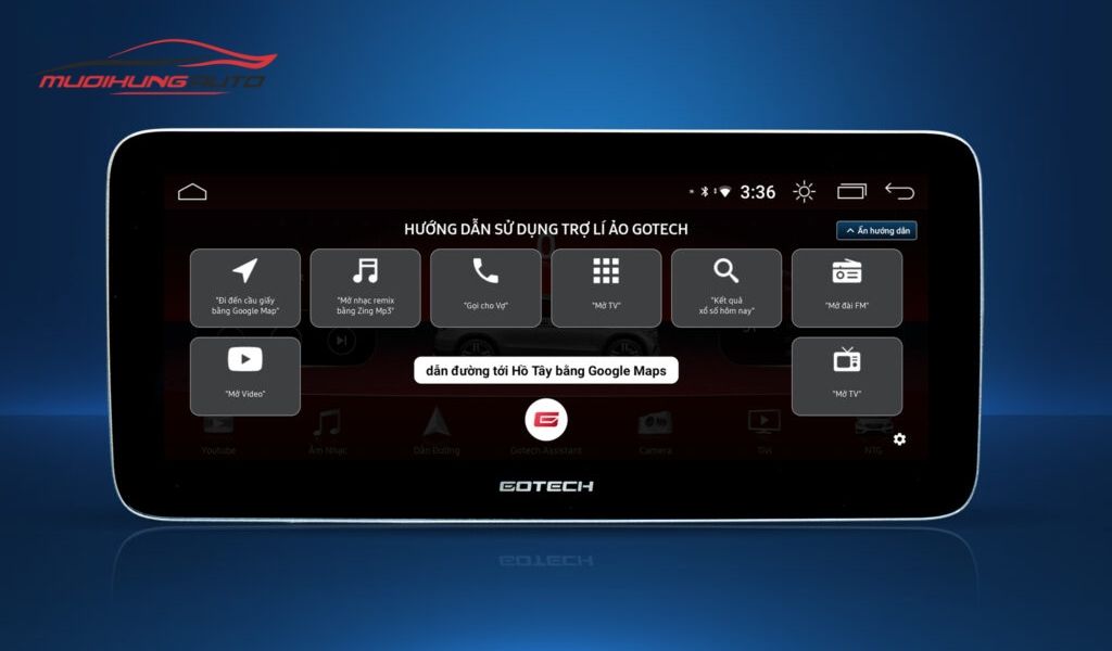Màn hình android ô tô Gotech GT Mercedes