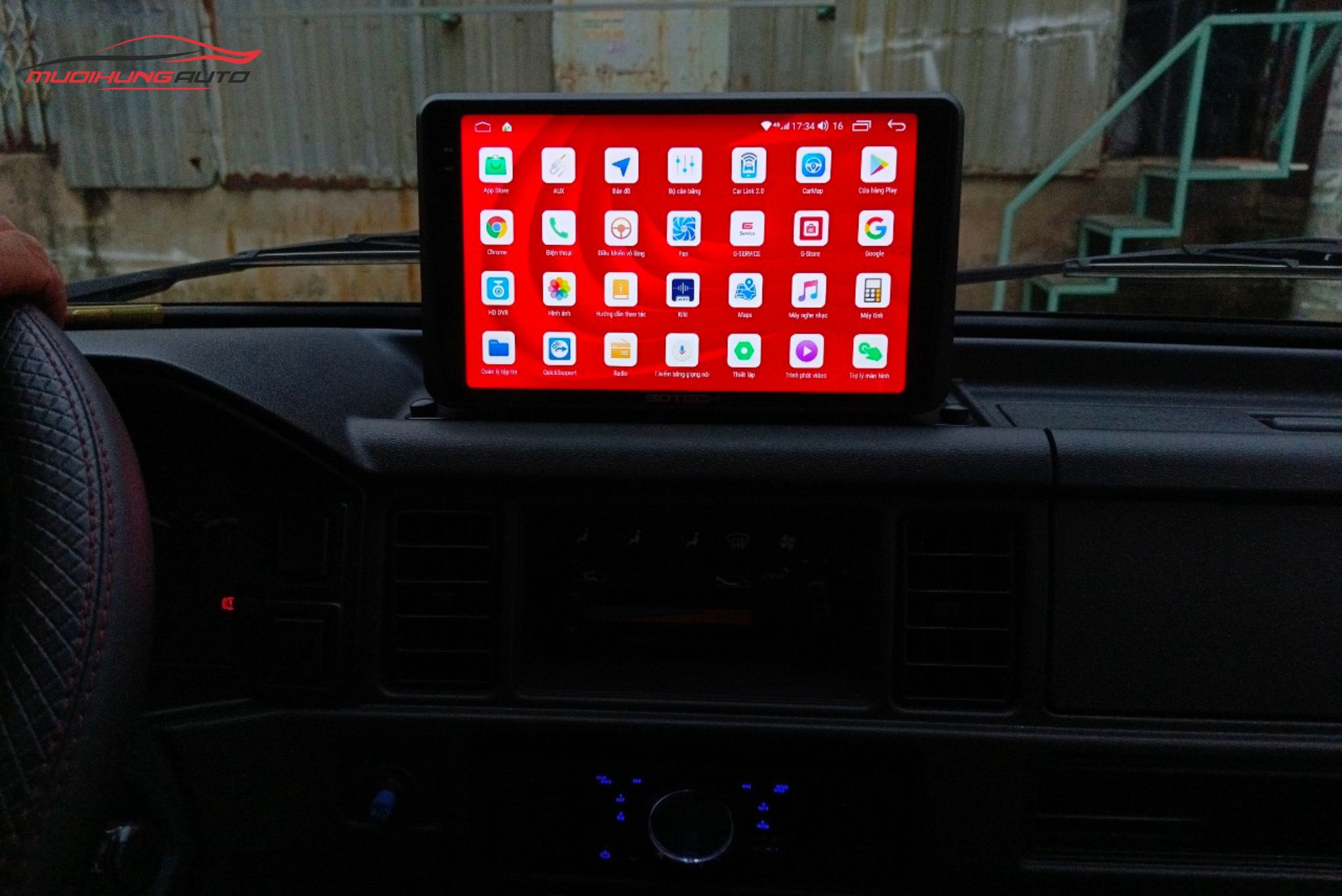 Lắp Màn Hình Gotech GT2K Cho Xe Ô Tô Suzuki Super Carry Blind Van
