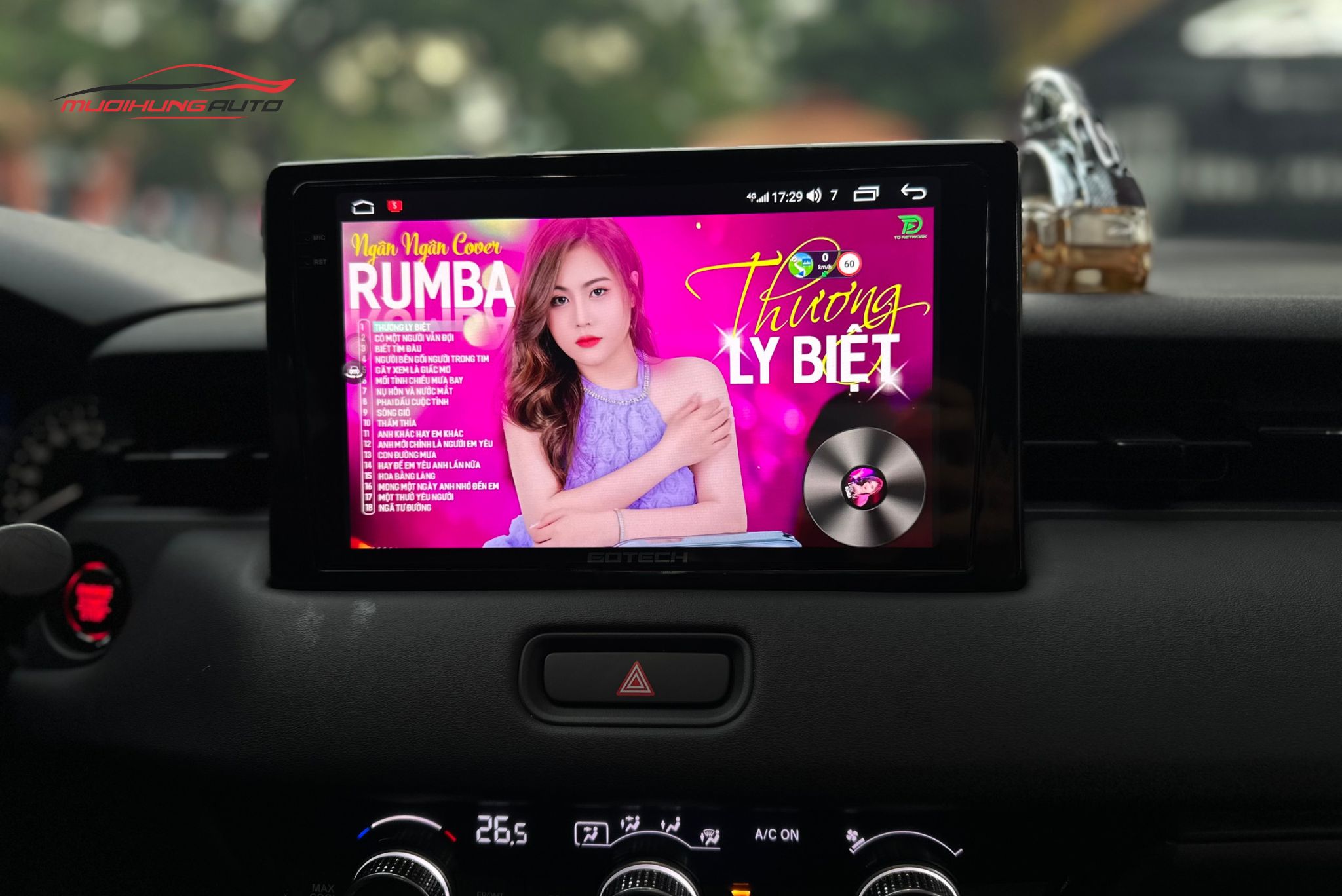 Lắp Màn Hình Gotech GT2K Cho Xe Ô Tô Honda HRV 2023