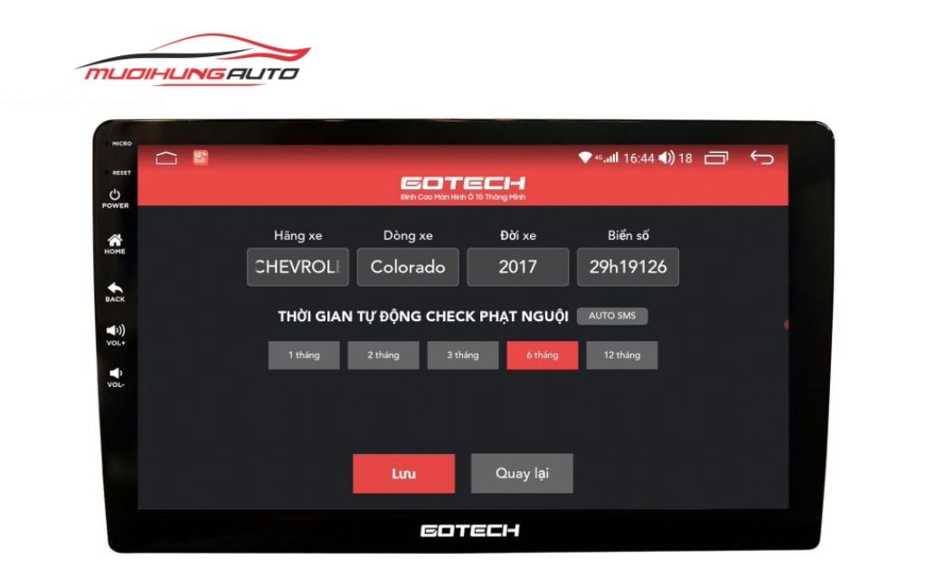 Màn hình android ô tô Gotech GT9