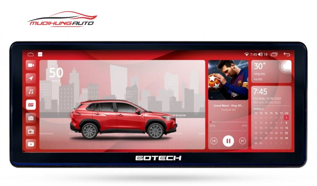 Màn hình android ô tô GT Evo