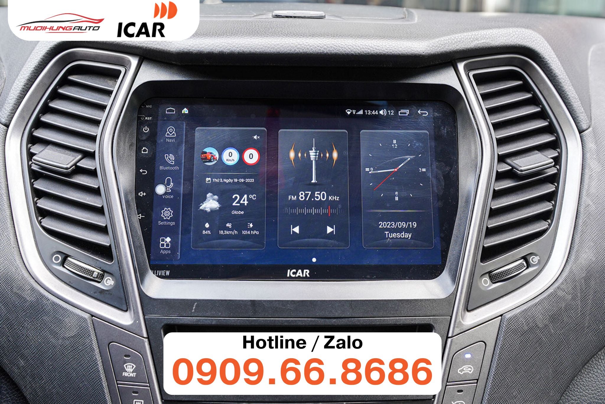 Màn hình android ô tô ICAR Elliview UE 2K