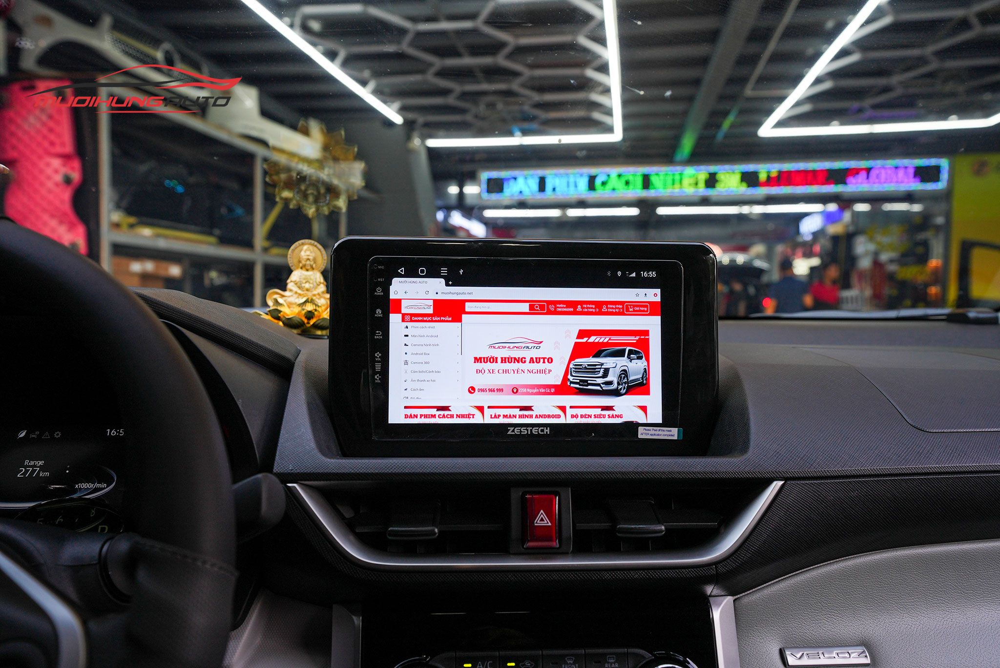 Lắp Màn Hình Zestech S100J Cho Xe Ô Tô Toyota Veloz Cross