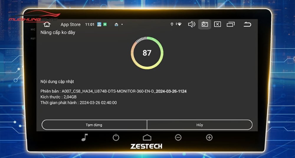 Màn hình android ô tô Zestech Z18