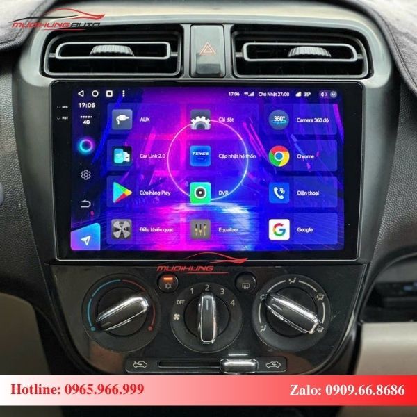 Màn hình Android Teyes xe Mitsubishi Attrage