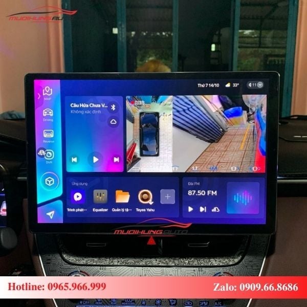 Màn hình Android Teyes xe Toyota Corolla Cross