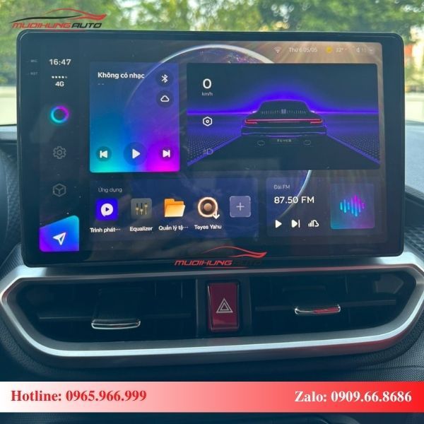 Màn hình Android Teyes xe Toyota Raize