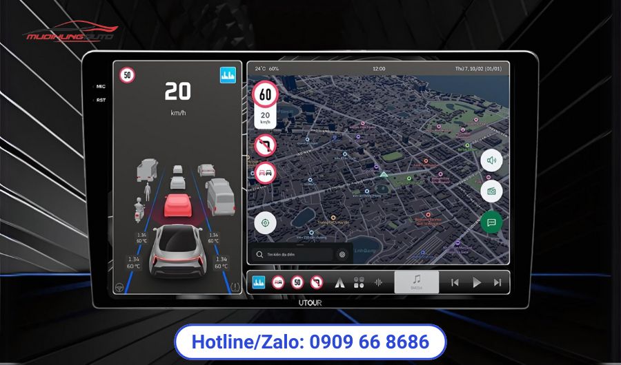 Màn hình android Utour AI ADAS US 360 - i2k