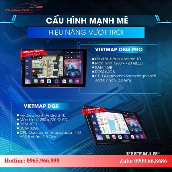 Màn hình Android Vietmap xe Isuzu D-Max