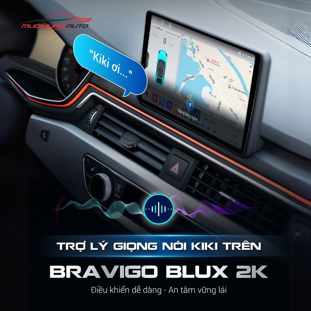 Màn hình android xe hơi Bravigo Blux 2K