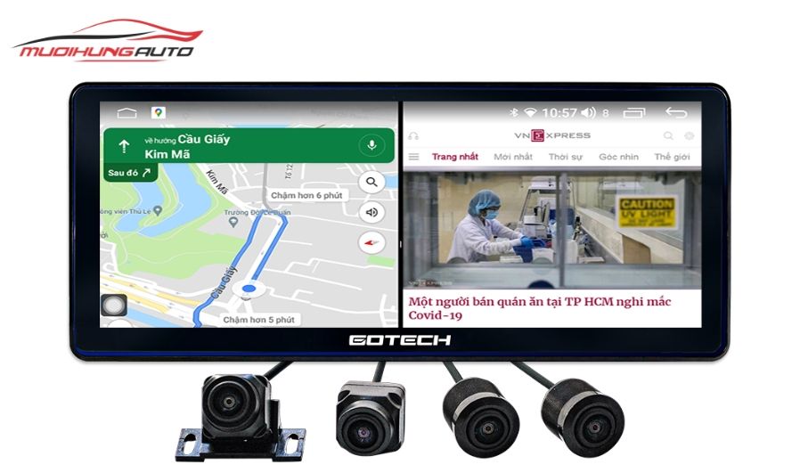 Màn hình android xe hơi Gotech GT12.3I 360