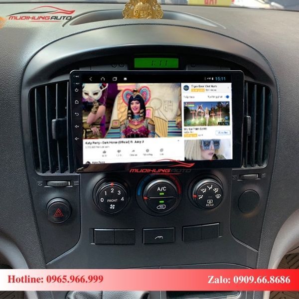 Màn hình Android xe Hyundai Starex giải trí đa phương tiện
