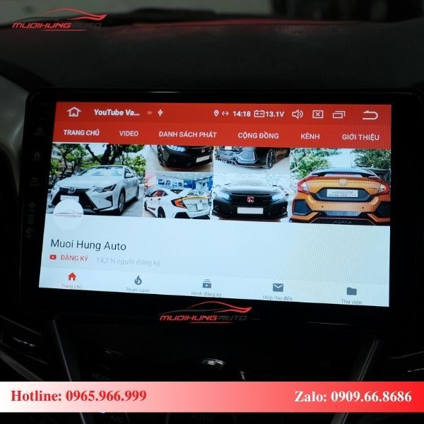 Màn hình Android xe Hyundai Veloster giải trí đa phương tiện
