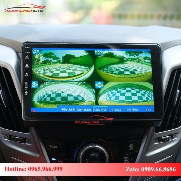 Màn hình Android xe Hyundai Veloster kết nối với thiết bị ngoại vi