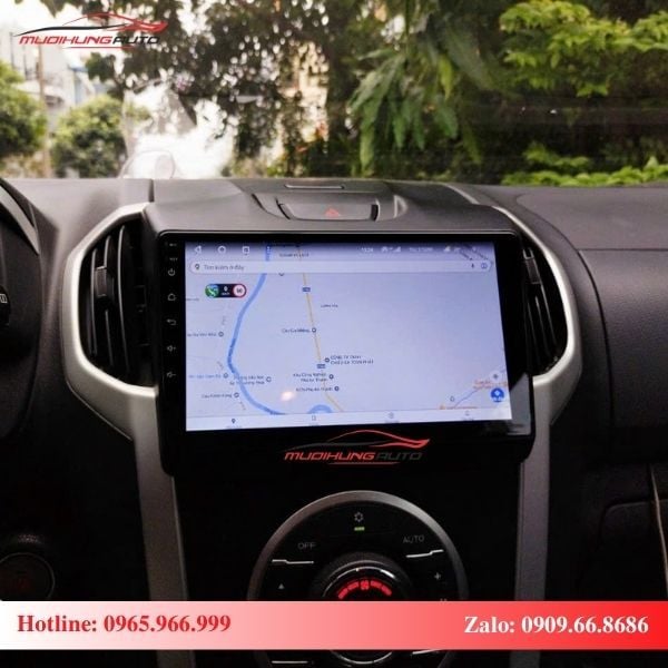 Màn hình Android xe Isuzu D-Max dẫn đường thông minh