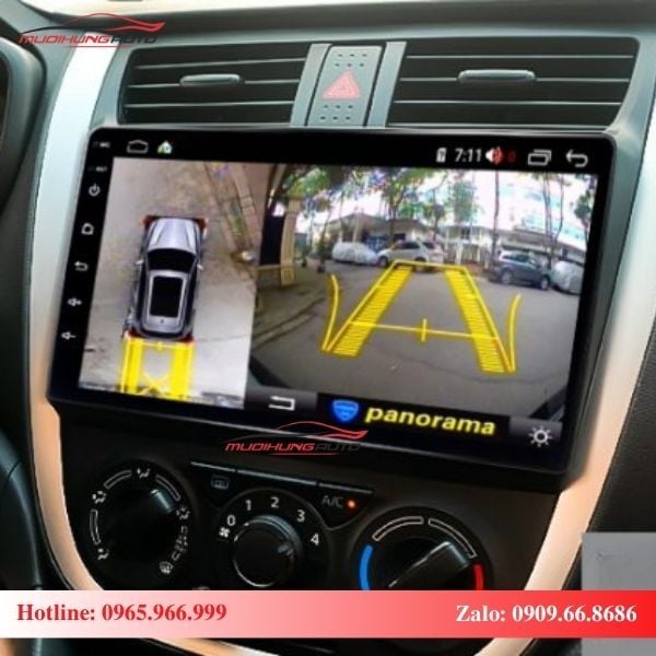 Màn hình Android xe Suzuki Celerio kết nối với thiết bị ngoại vi