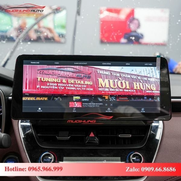 Màn hình Android xe Toyota Corolla Cross giải trí đa phương tiện