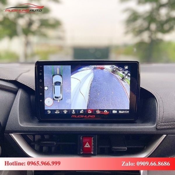 Màn hình Android xe Toyota Raize kết nối với thiết bị ngoại vi