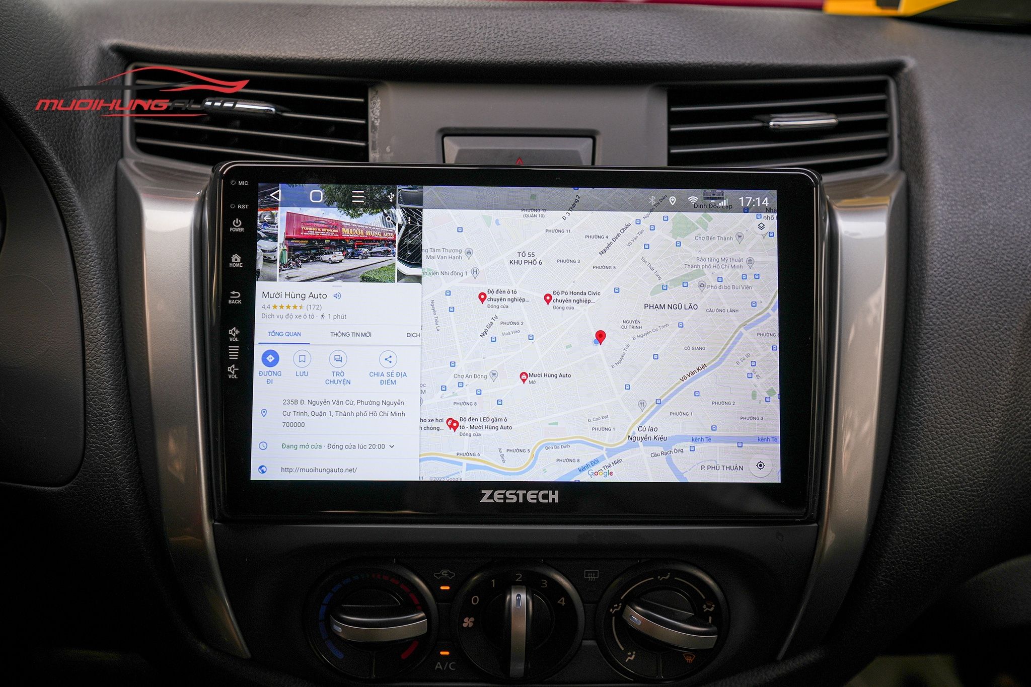 Lắp Màn Hình Zestech S100J Cho Xe Ô Tô Nissan Navara