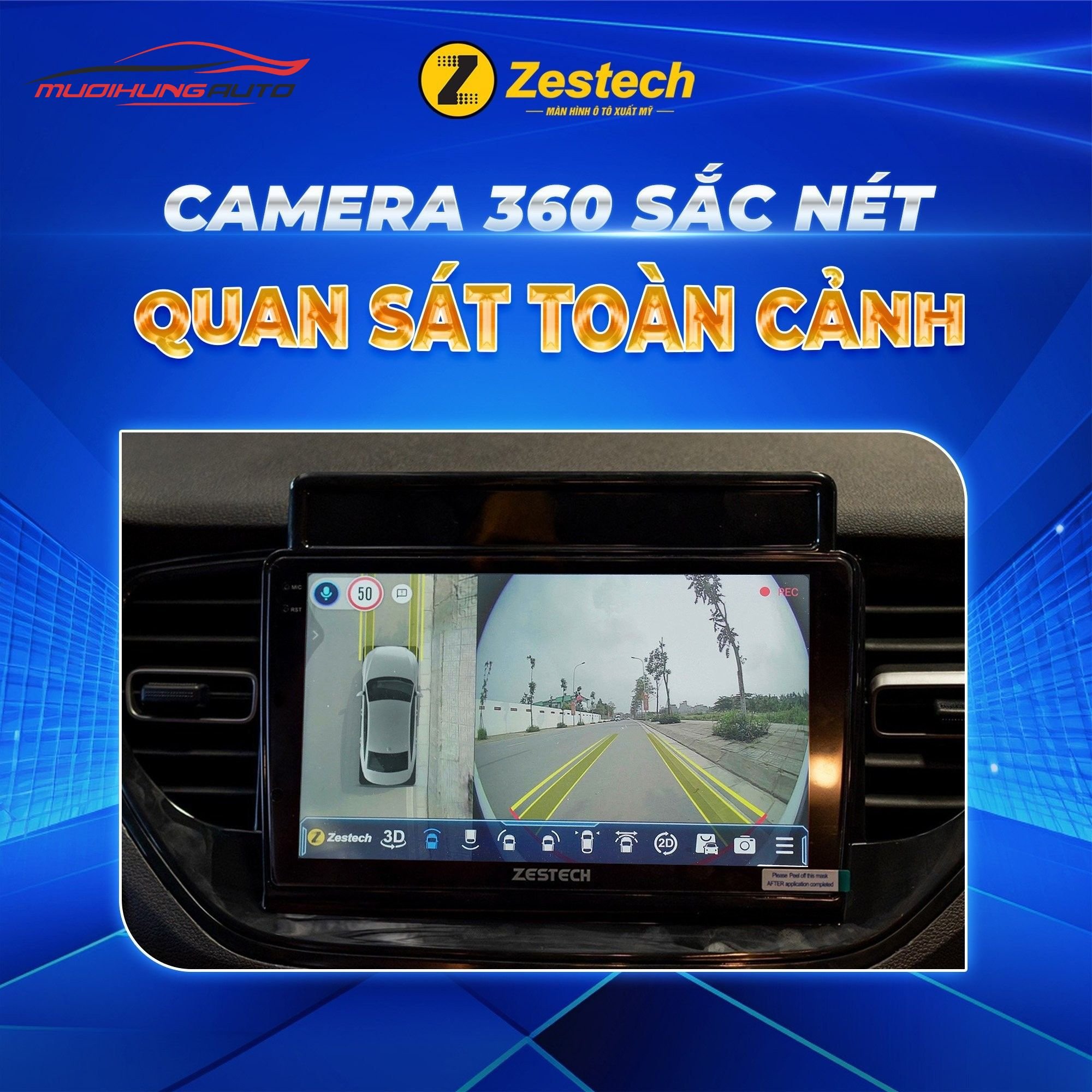 Màn Hình Z18 360 Cho Xe Ô Tô Hyundai Accent