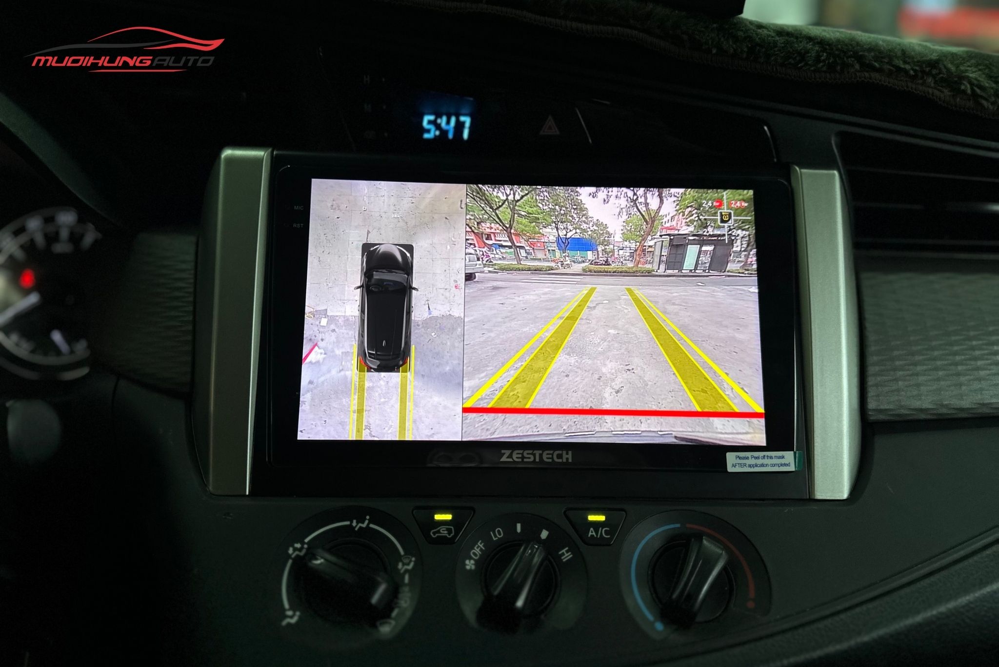 Lắp Màn Hình Zestech Z18 360 Cho Xe Toyota Innova 2017