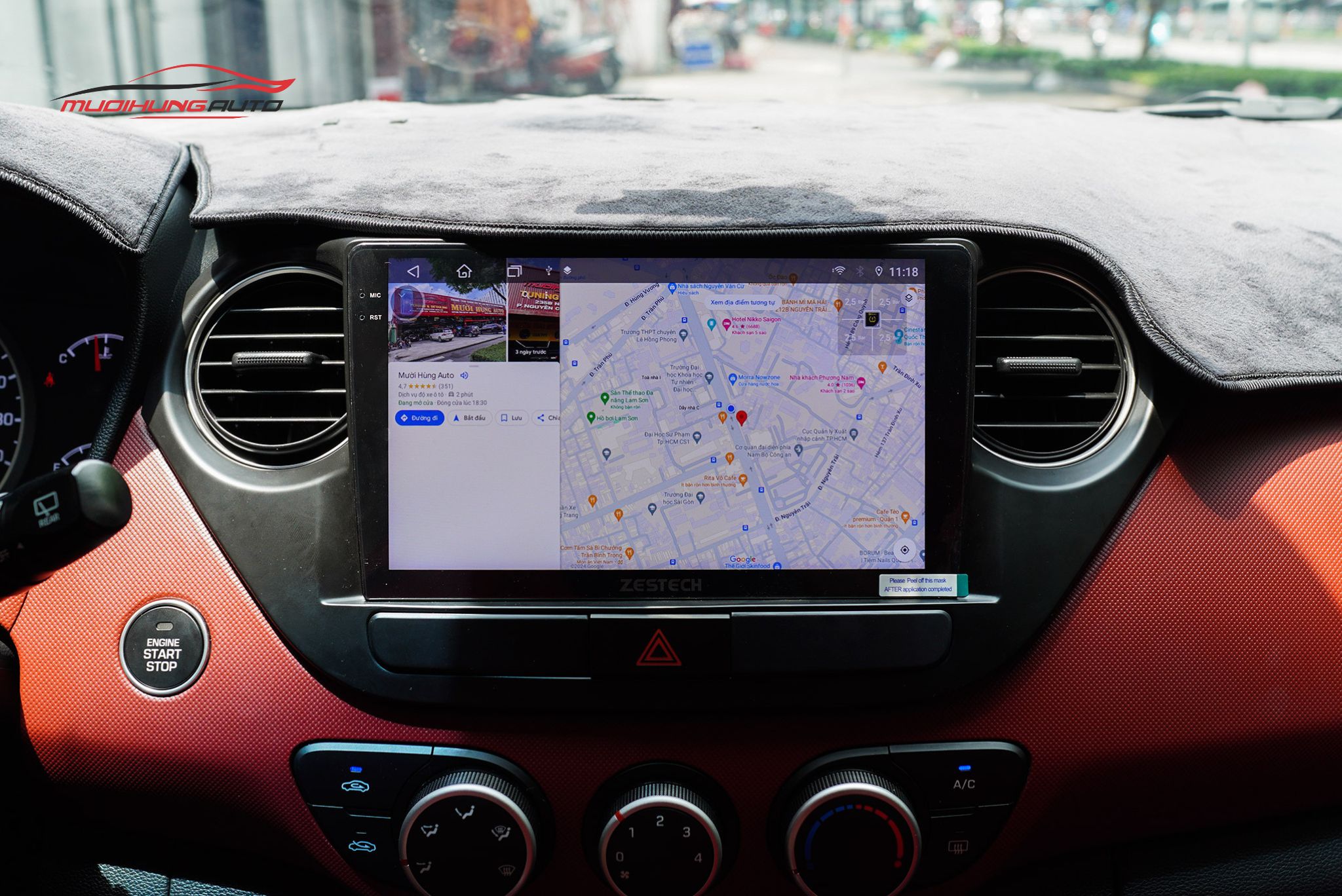 Lắp Màn Hình Zestech Z18 360 Cho Xe Hyundai i10 2021